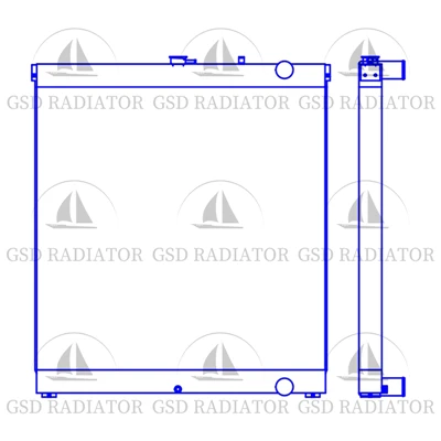 Sy 225-8 Radiador para Sany Excavator