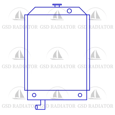 Radiador de cargador xugong zl30e
